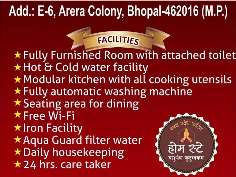 Aashiyana Home Stay Bhopal Exterior photo